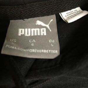 Black Puma in new Condition Hoody Size Large